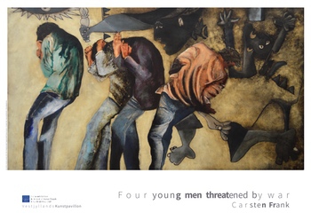 Four young men threatened by war